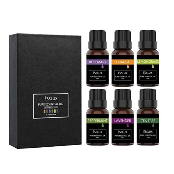 All 6 Essential Oils Peppermint Lavender Tea Tree - Picture 1 of 2